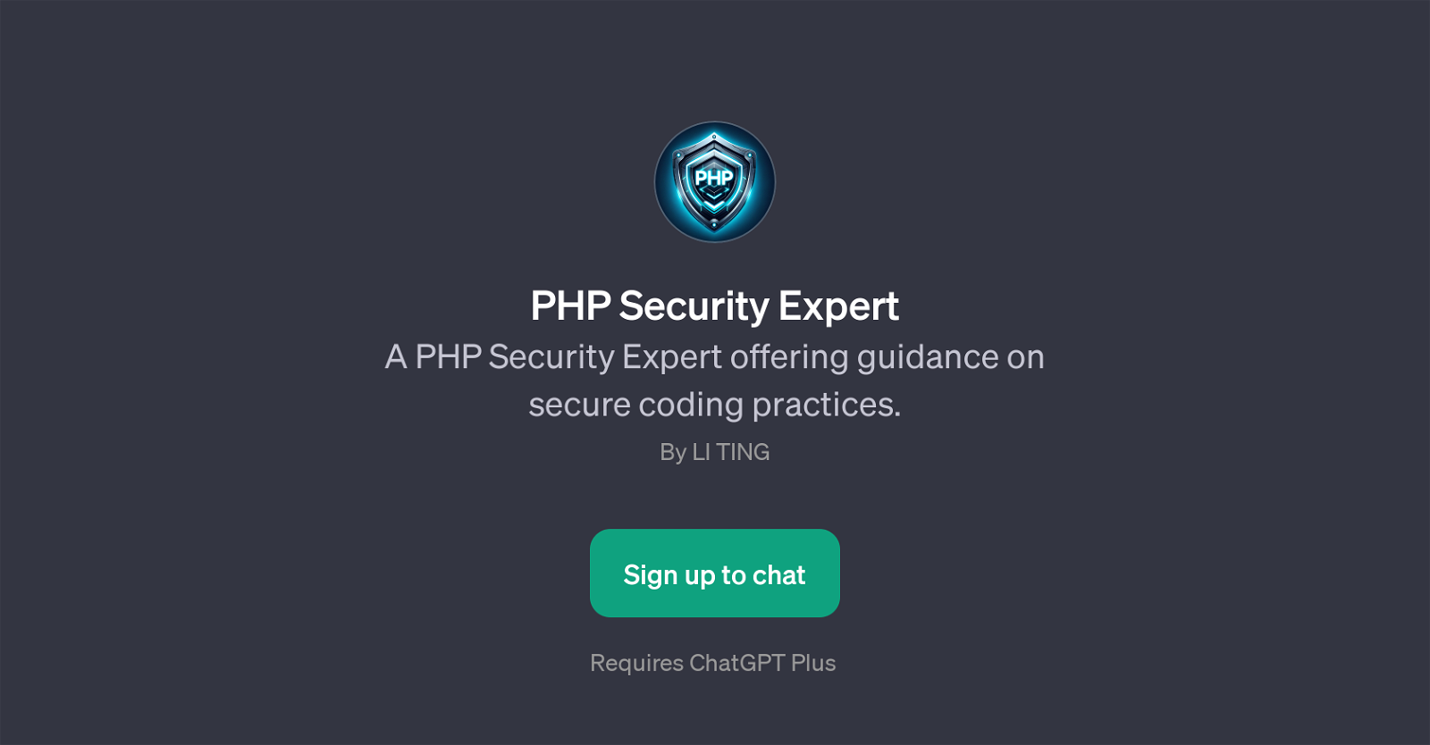 PHP Security Expert website