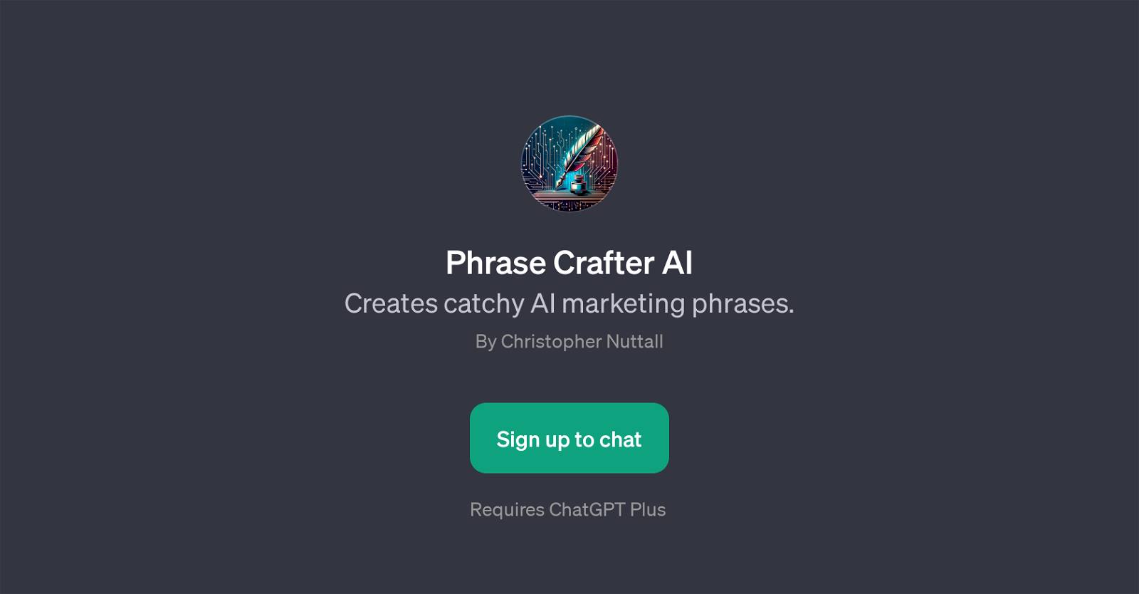 Phrase Crafter AI website