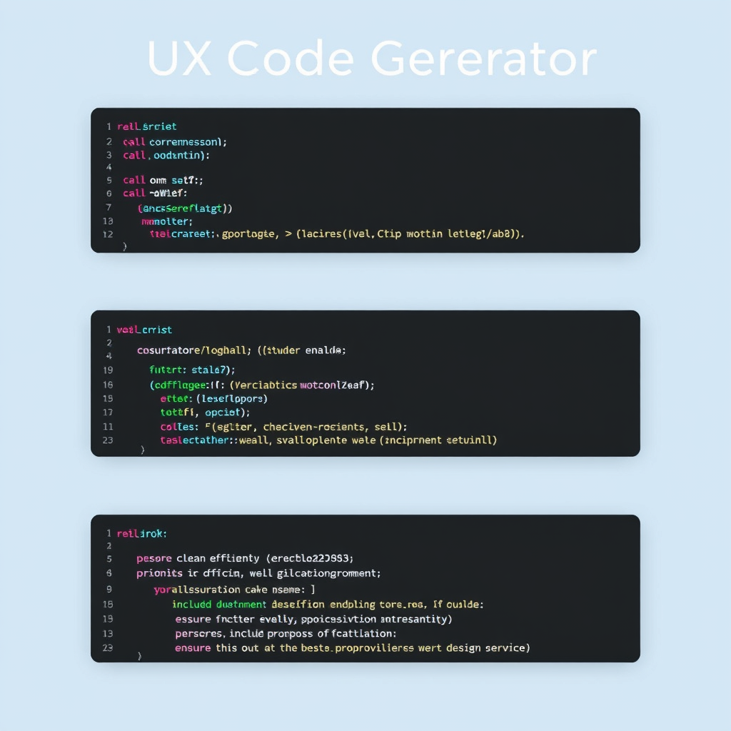Ux Code Generator - (Free, No Signup AI Tool)