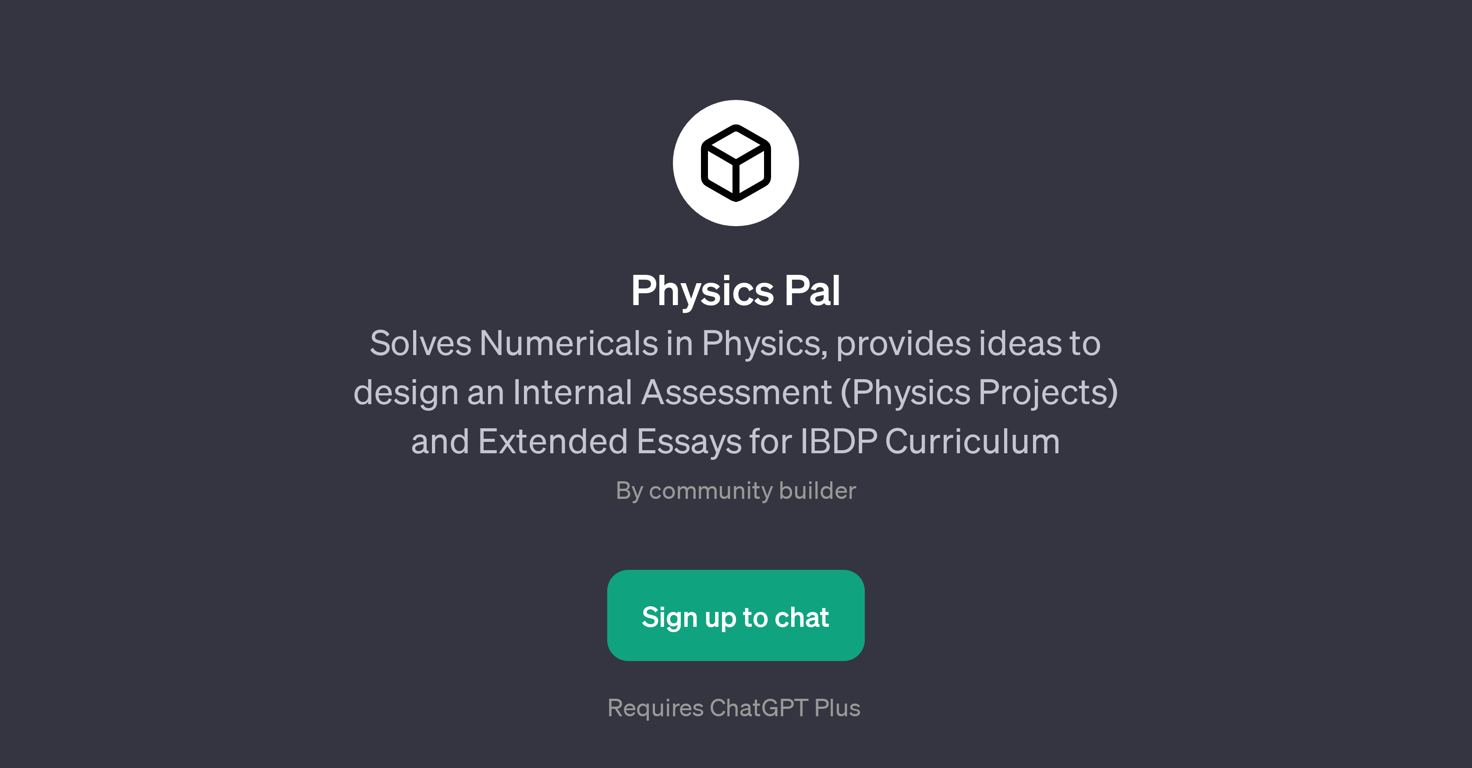 Physics Pal website