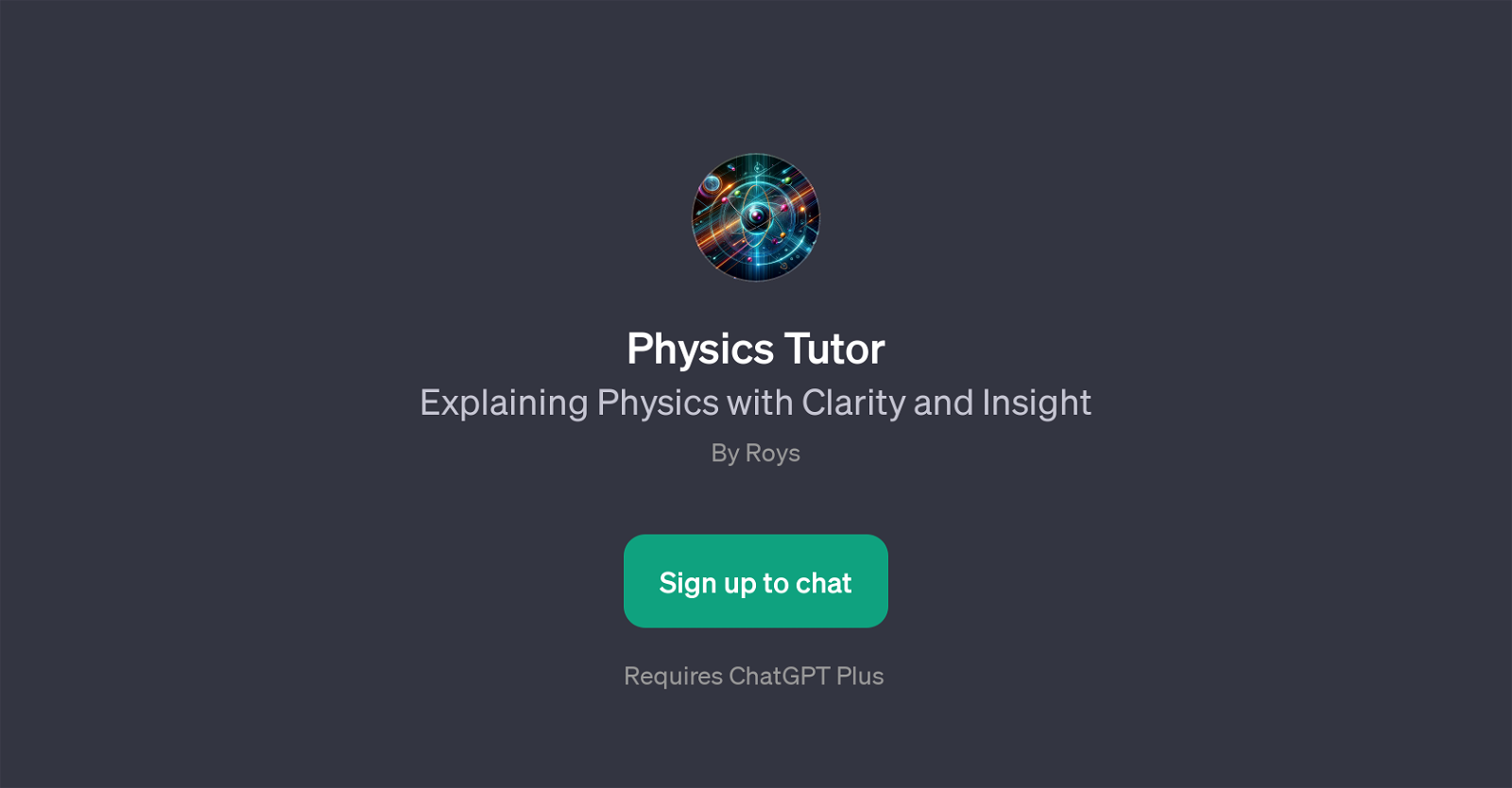 Physics Tutor website