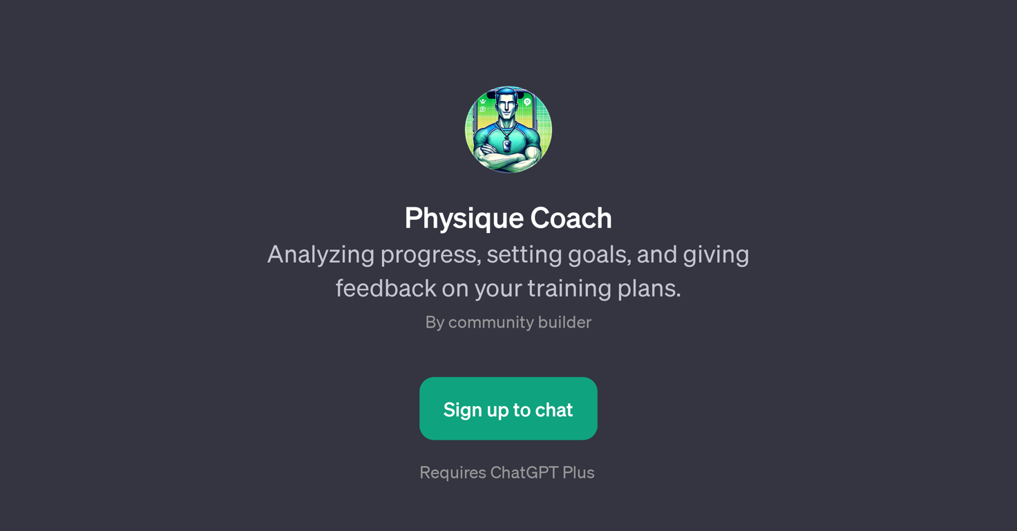 Physique Coach website