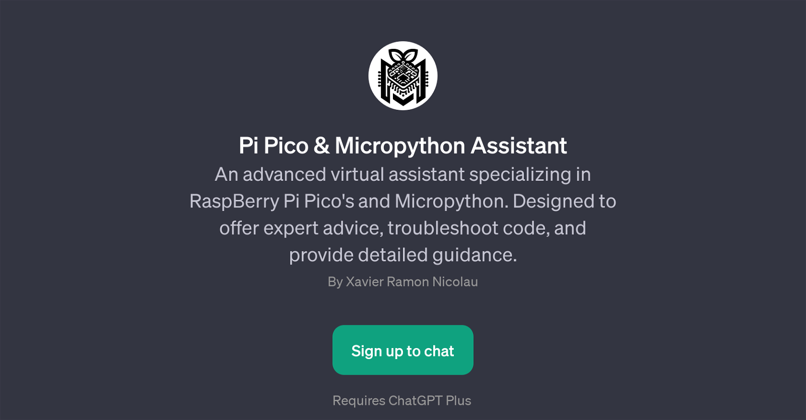 Pi Pico & Micropython Assistant website
