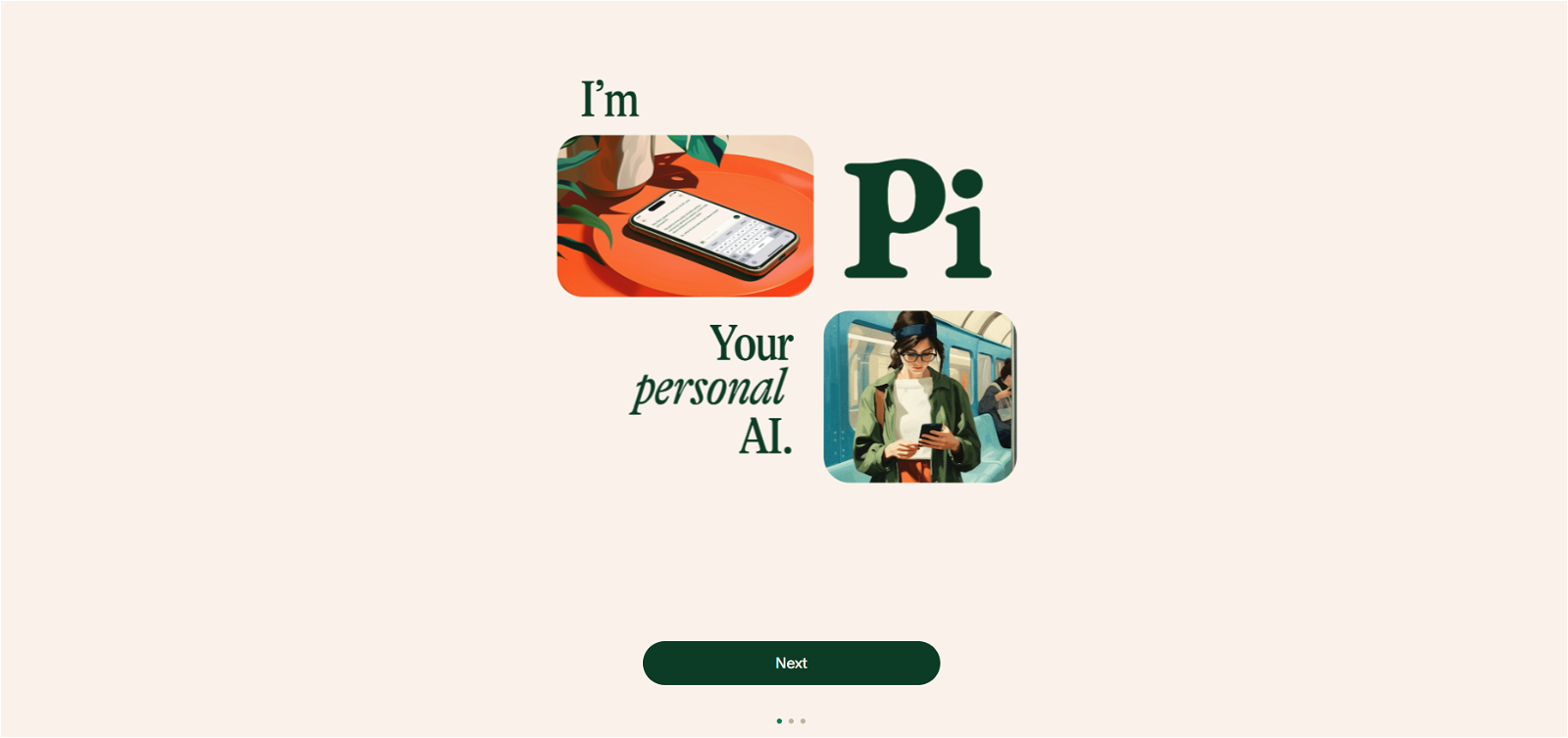 Pi, Your Personal AI website