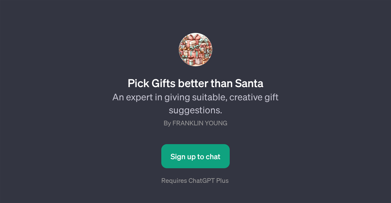 Pick Gifts better than Santa website
