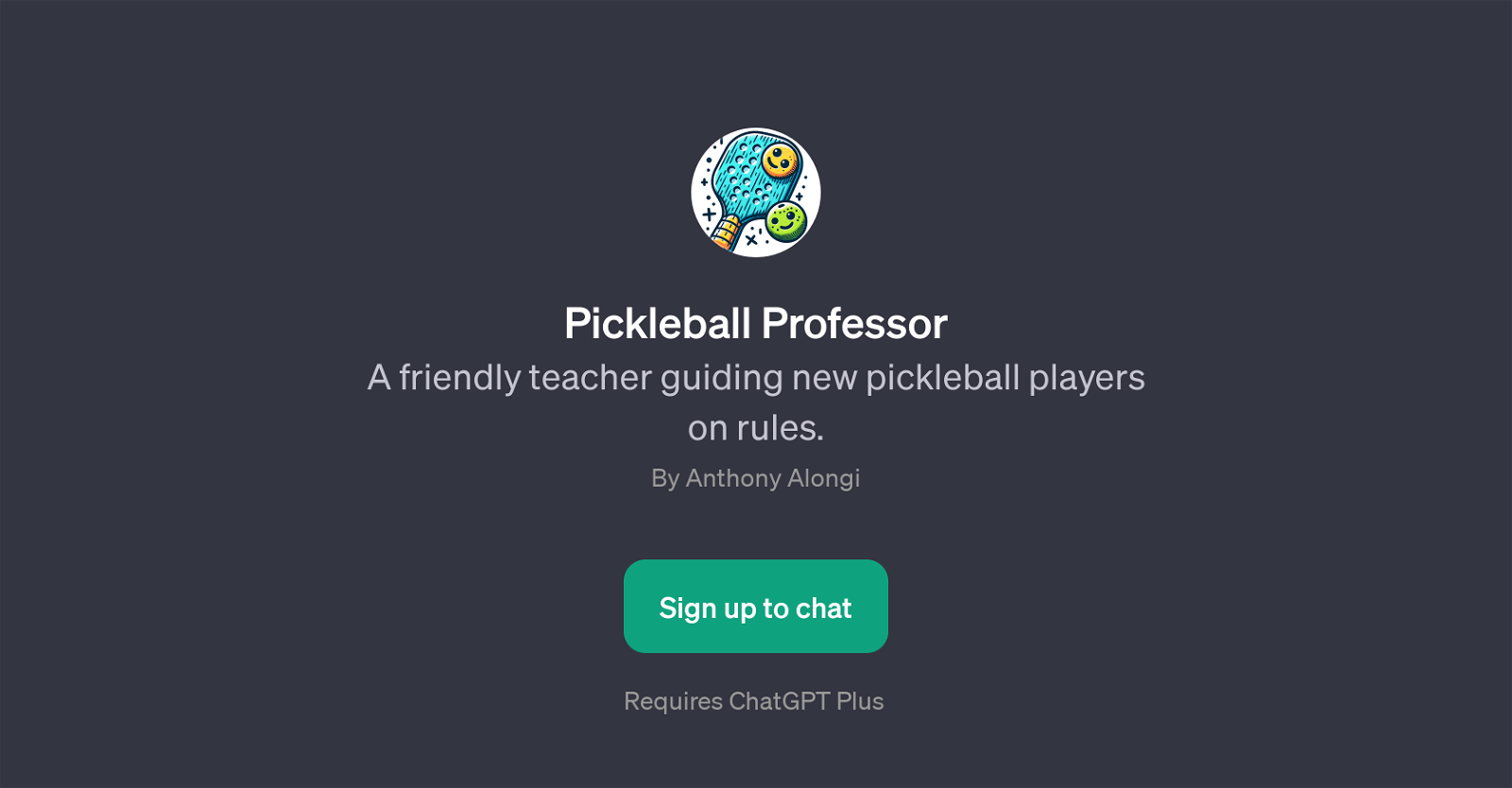 Pickleball Professor website