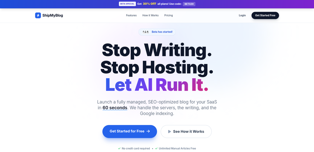 ShipMyBlog.com website