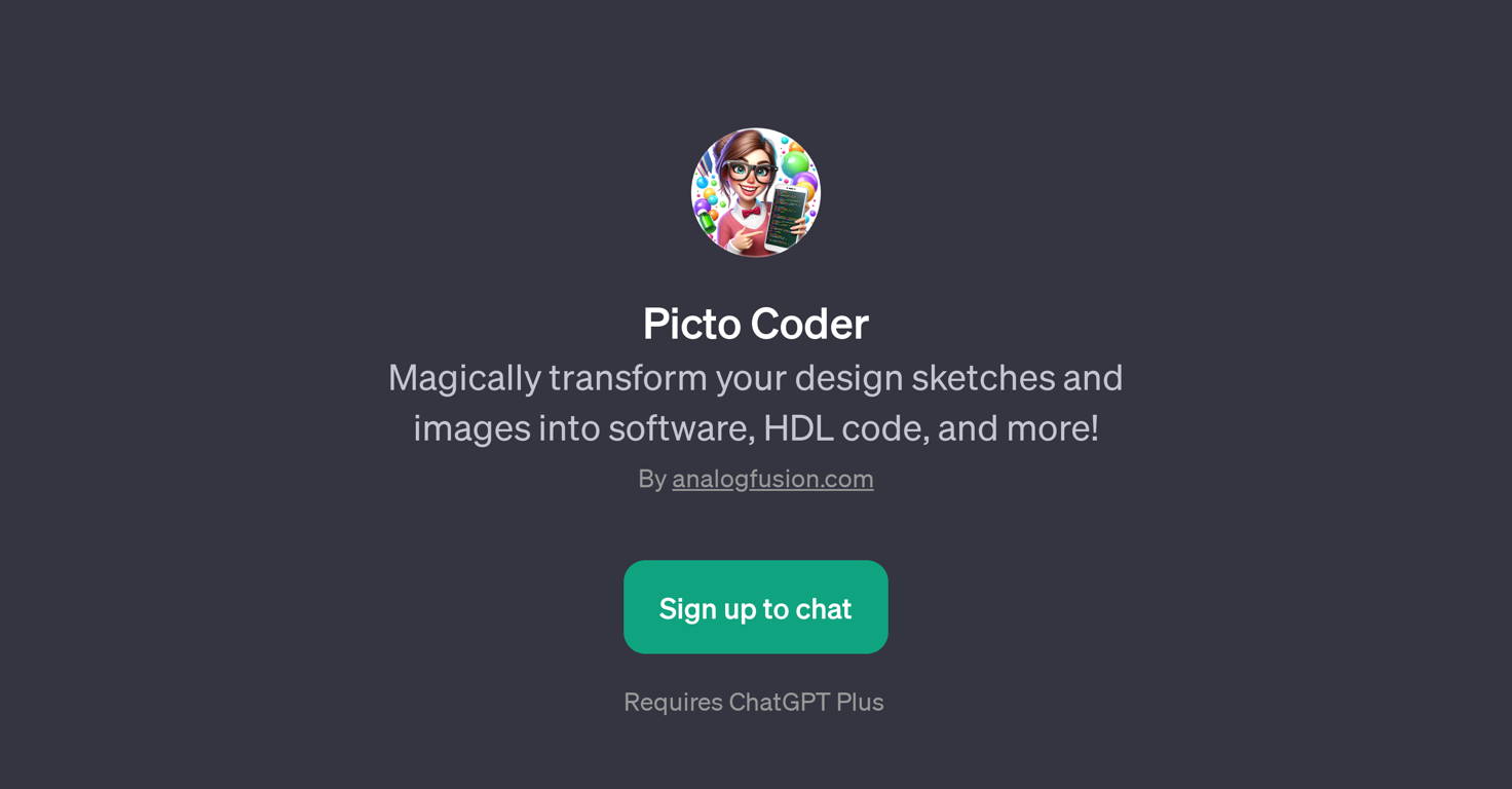 Picto Coder website