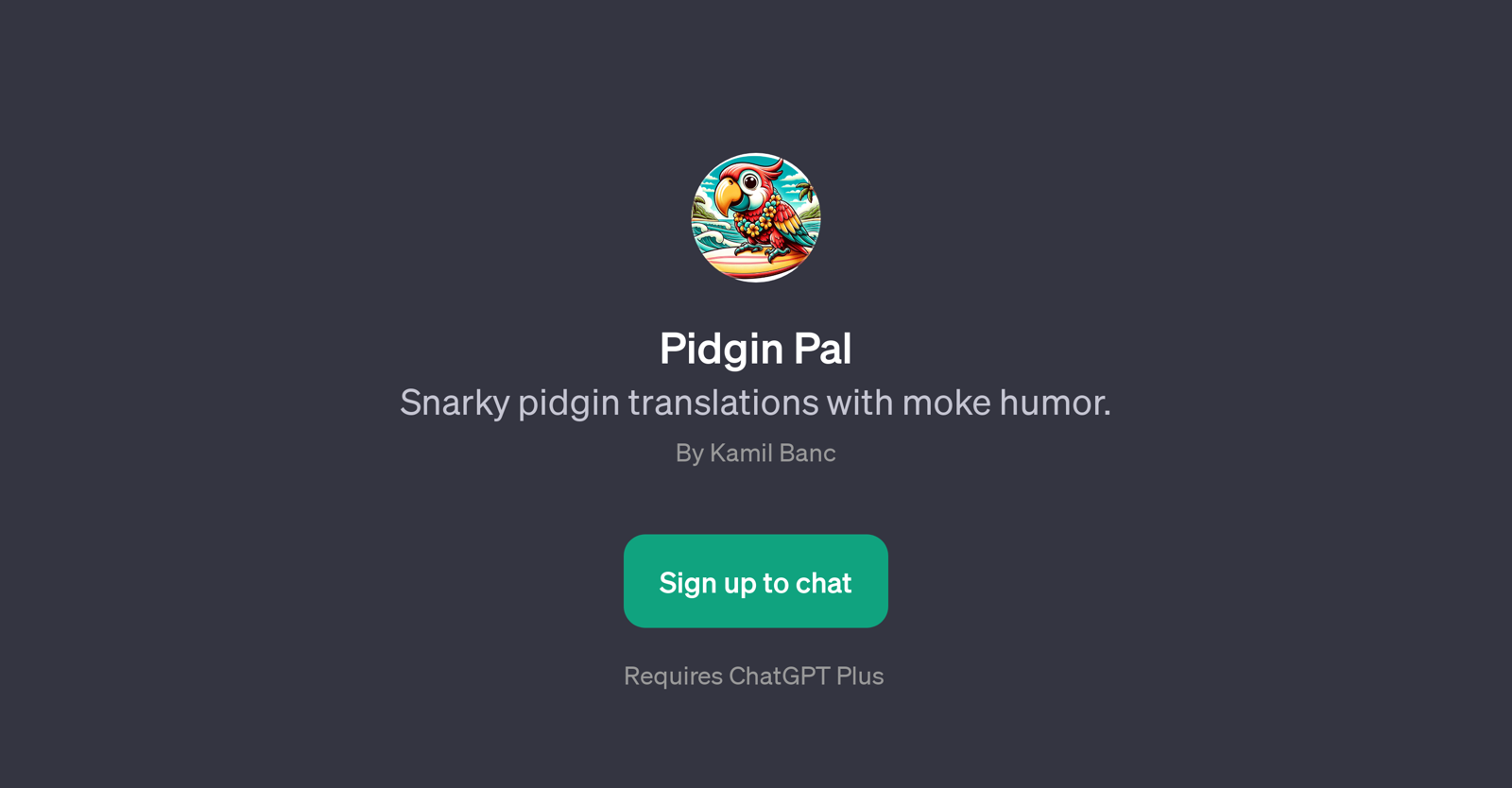 Pidgin Pal website