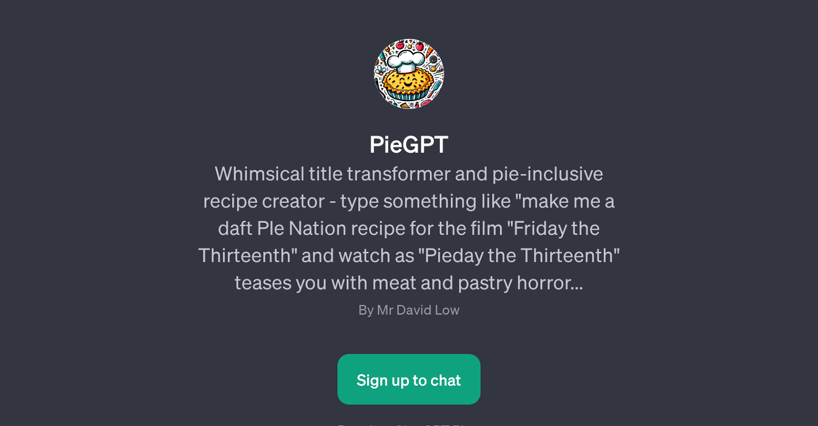 PieGPT website