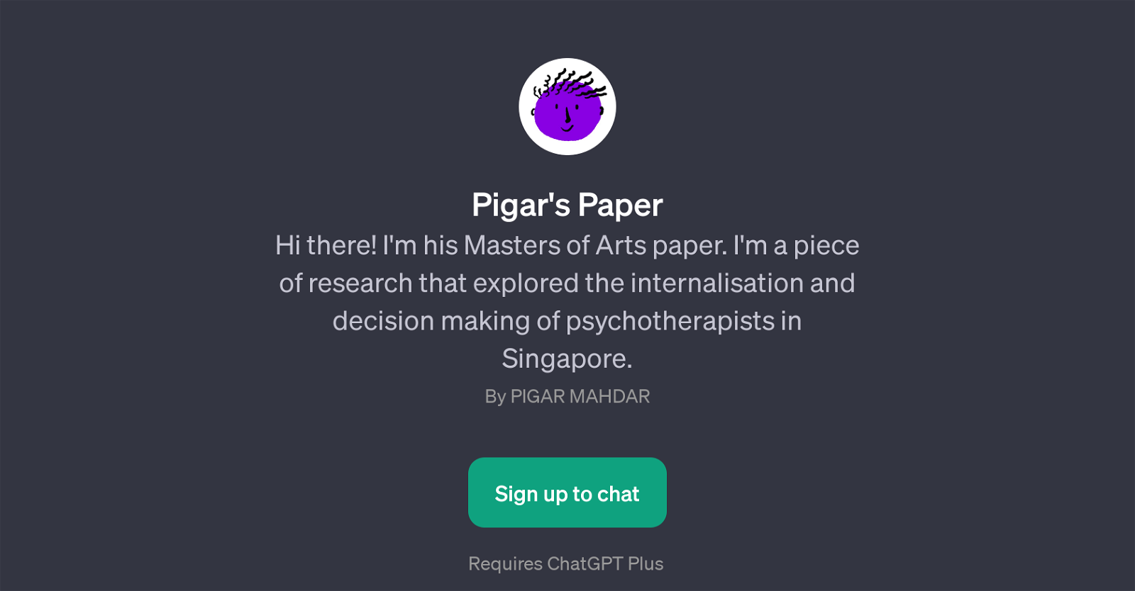 Pigar's Paper website