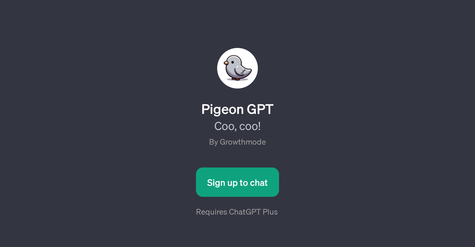 Pigeon GPT website