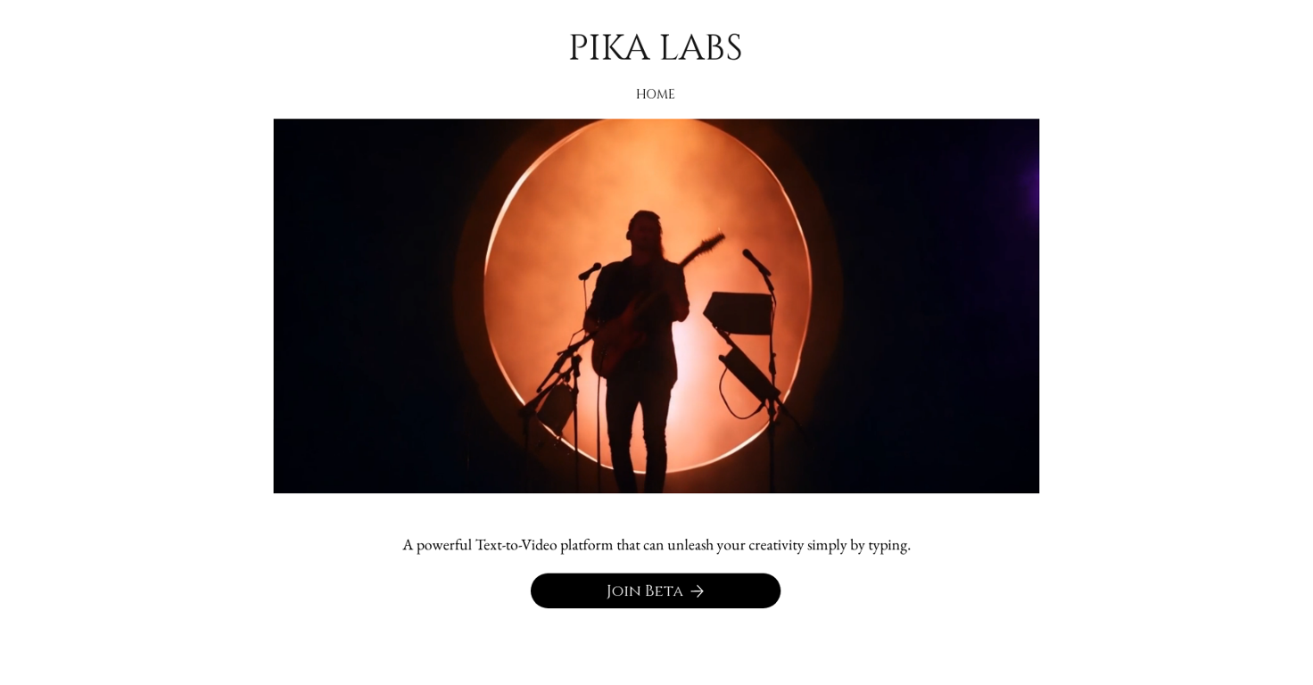 Pika Labs website