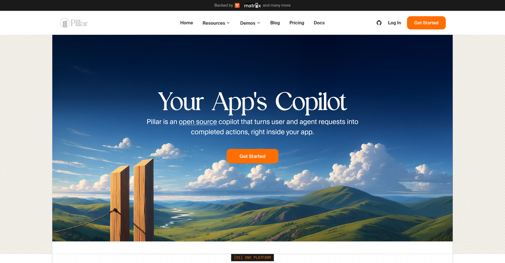 Pillar | App Copilot website