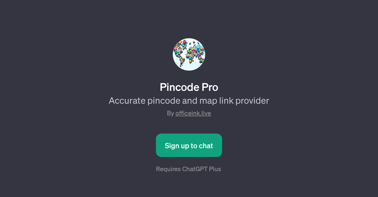 Pincode Pro website