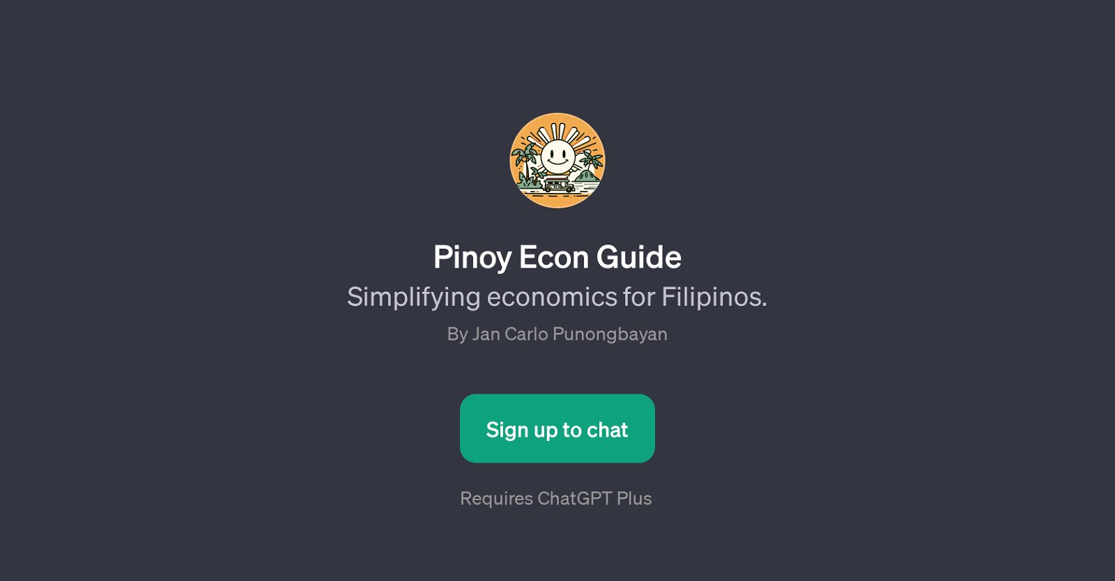Pinoy Econ Guide website