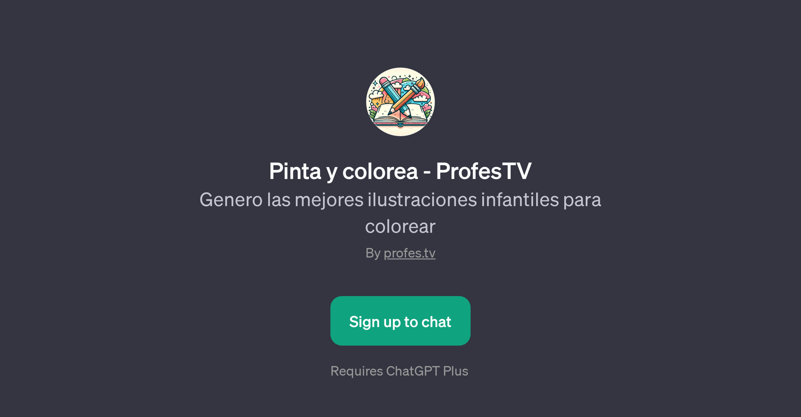 Pinta y colorea - ProfesTV website