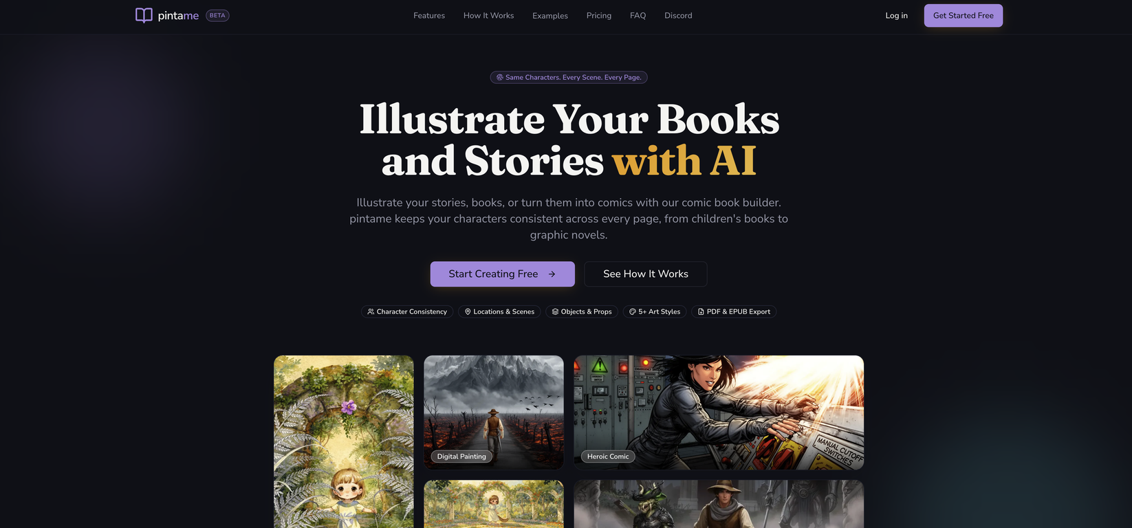 pintame website