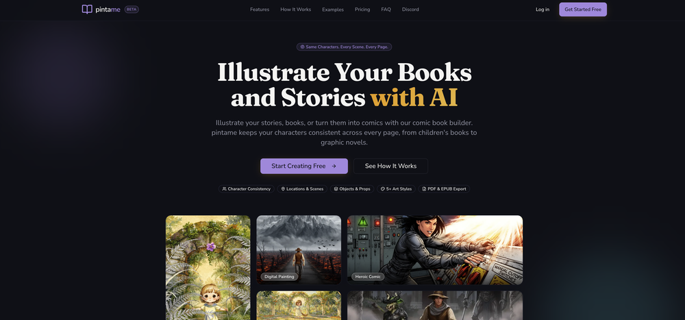 pintame website