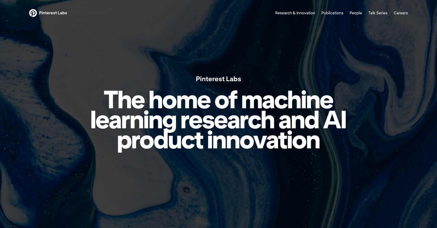Pinterest Labs website