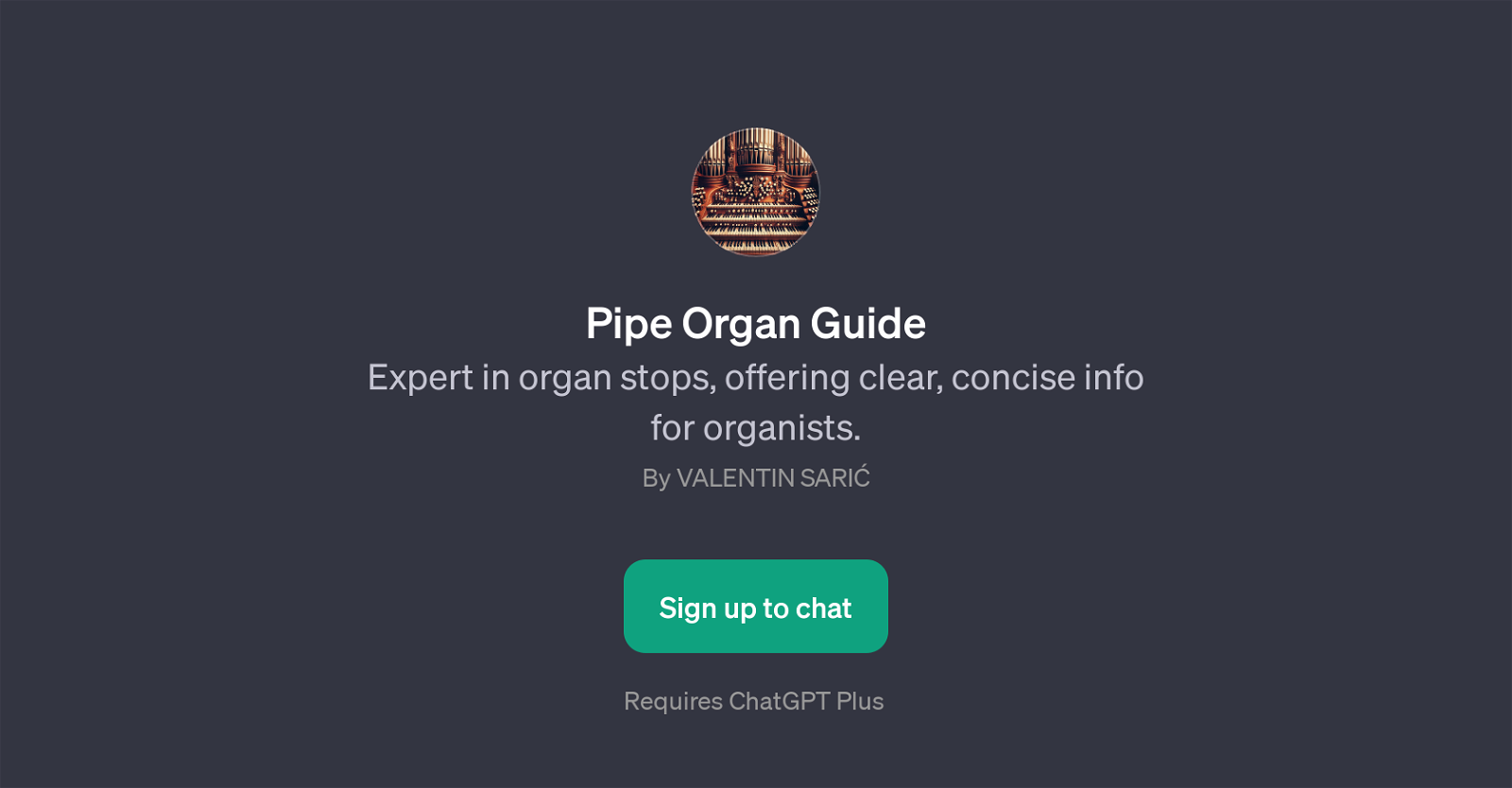 Pipe Organ Guide website
