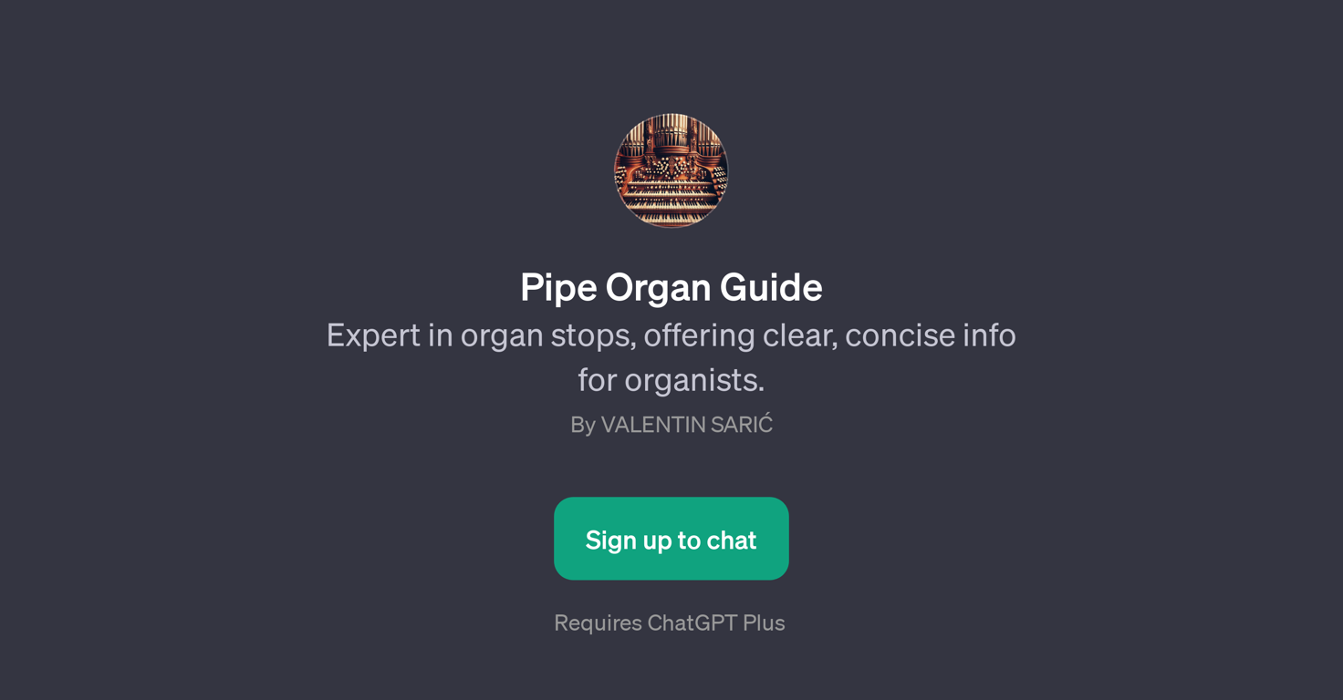 Pipe Organ Guide website