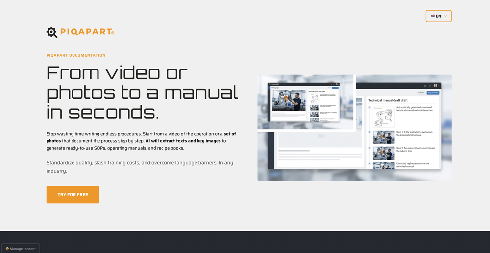 PIQAPART website