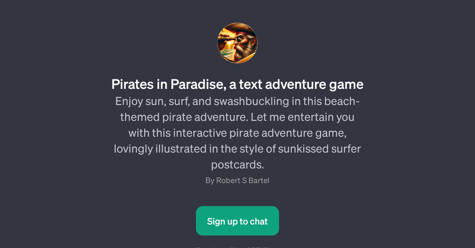 Pirates in Paradise website