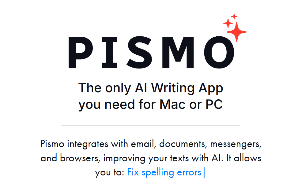 Pismo website