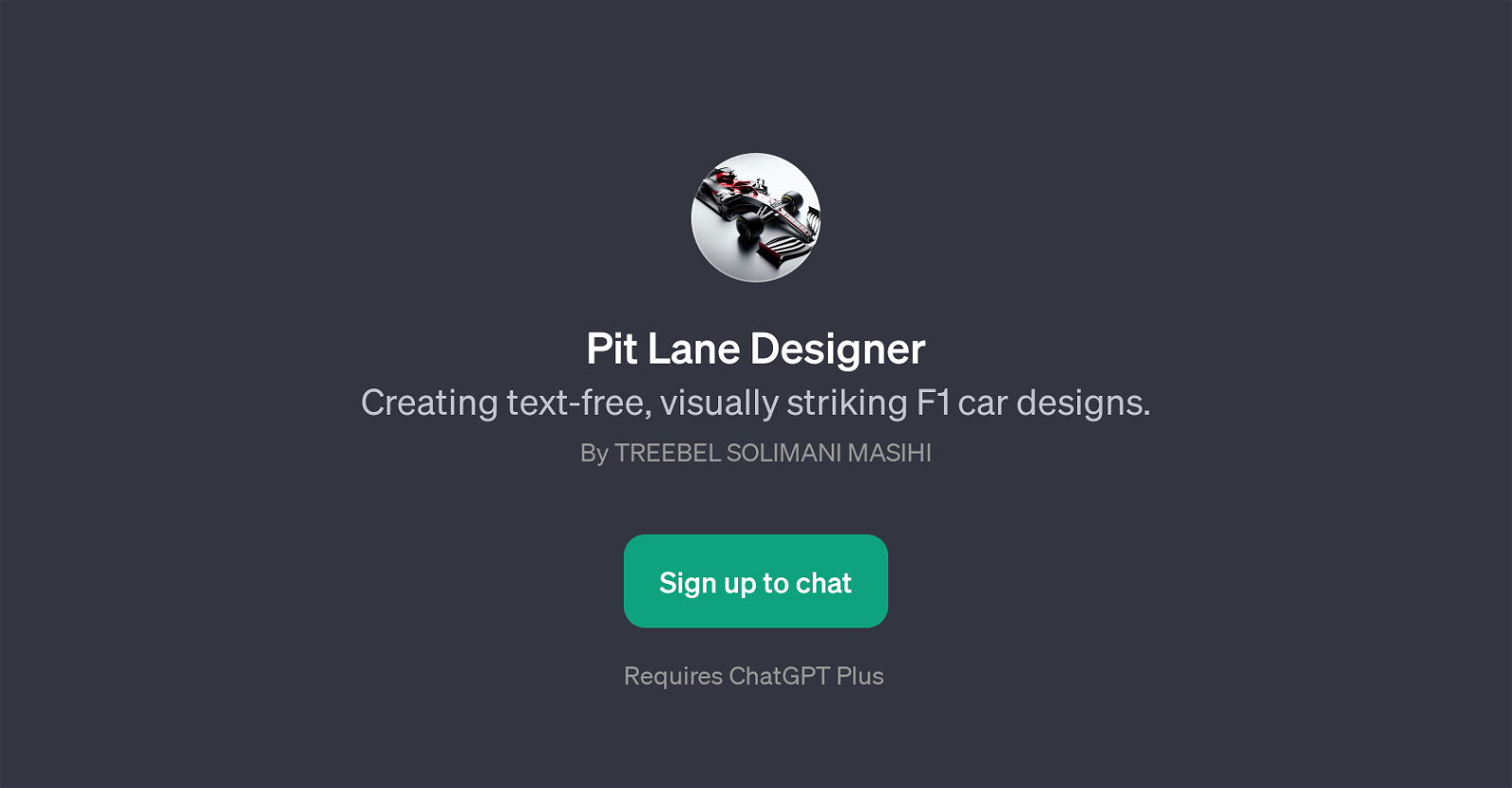 Pit Lane Designer website