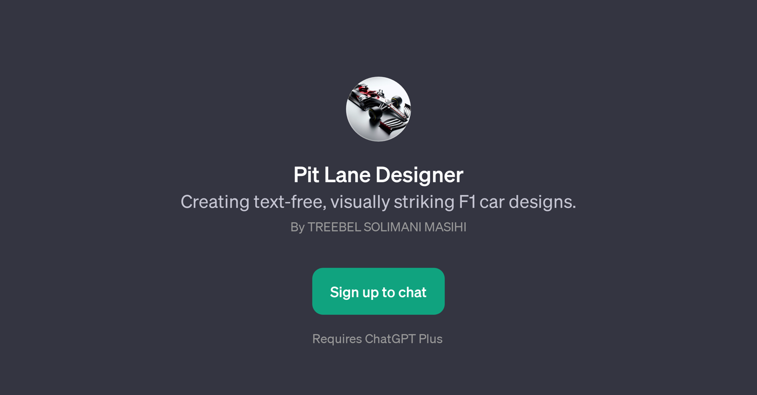 Pit Lane Designer website