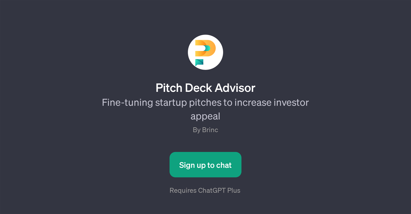 Pitch Deck Advisor website
