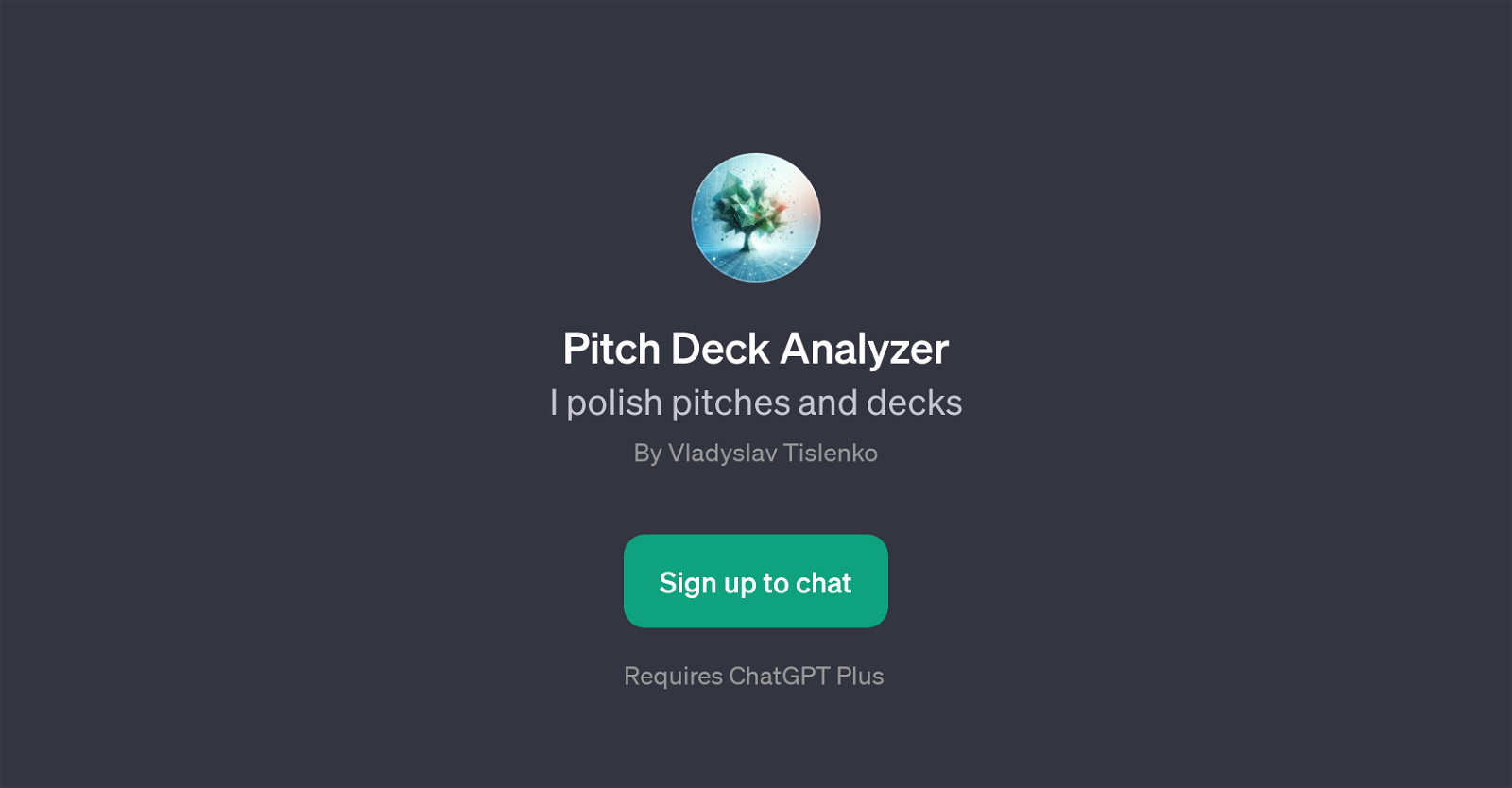 Pitch Deck Analyzer website