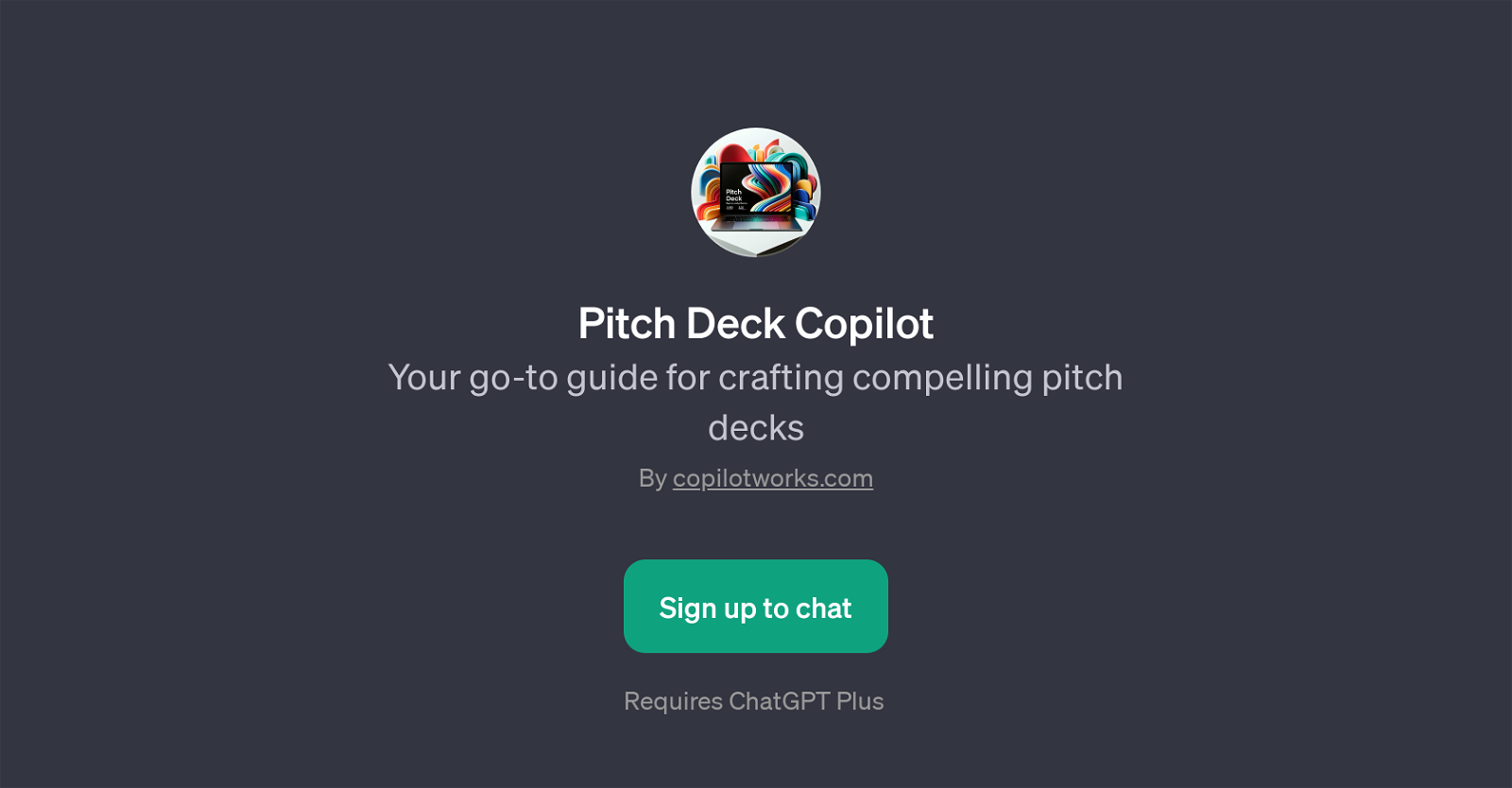 Pitch Deck Copilot website