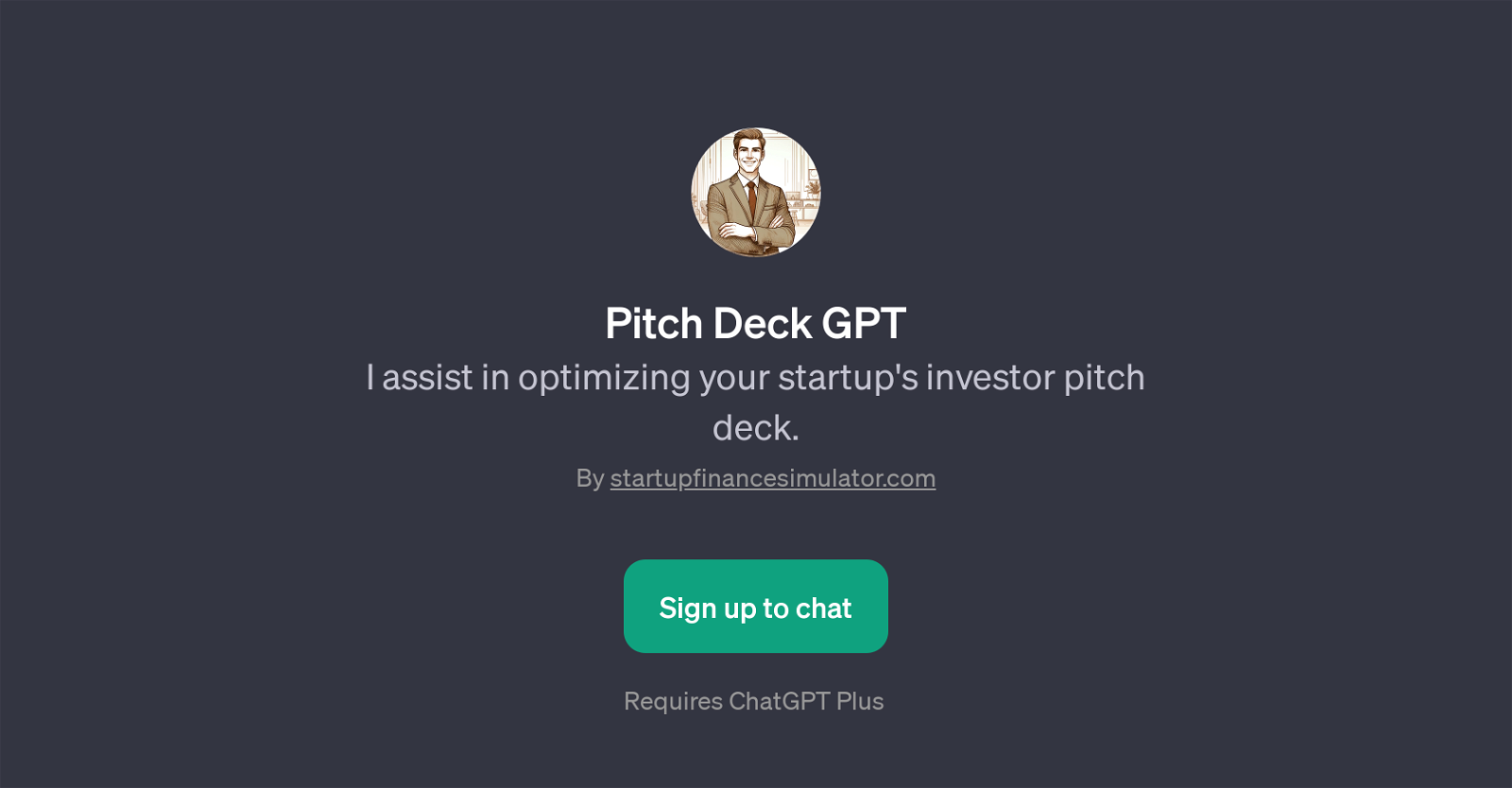 Pitch Deck GPT website