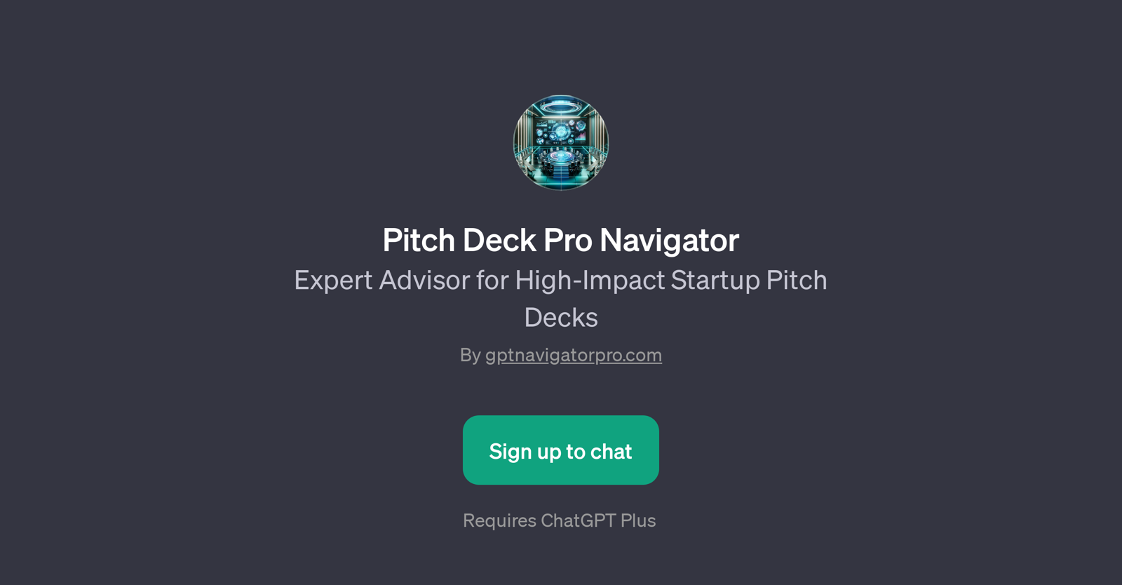 Pitch Deck Pro Navigator website