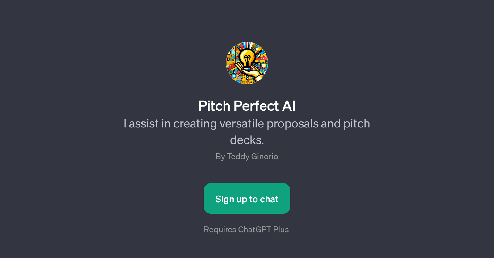 Pitch Perfect AI website