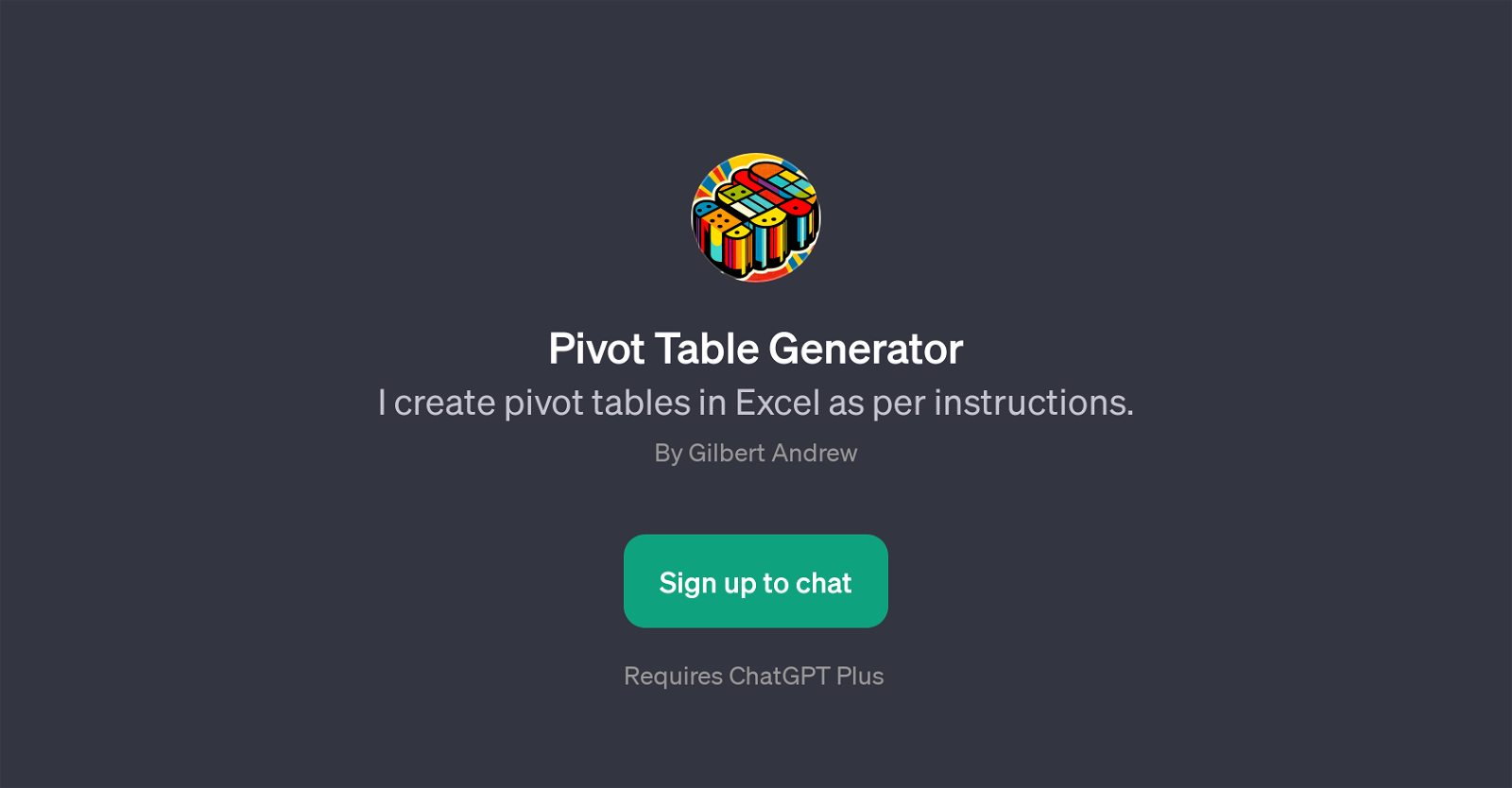 Pivot Table Generator website