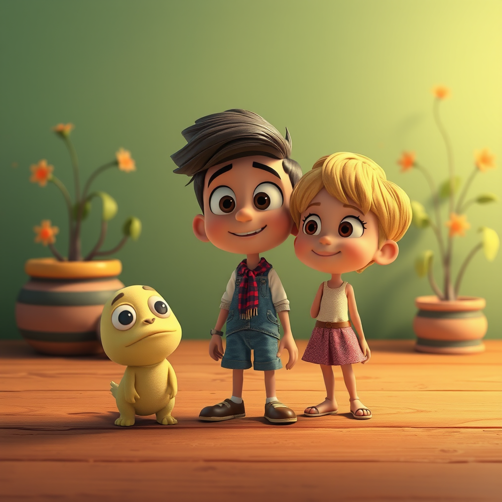 Pixar Cartoon Style Picture website