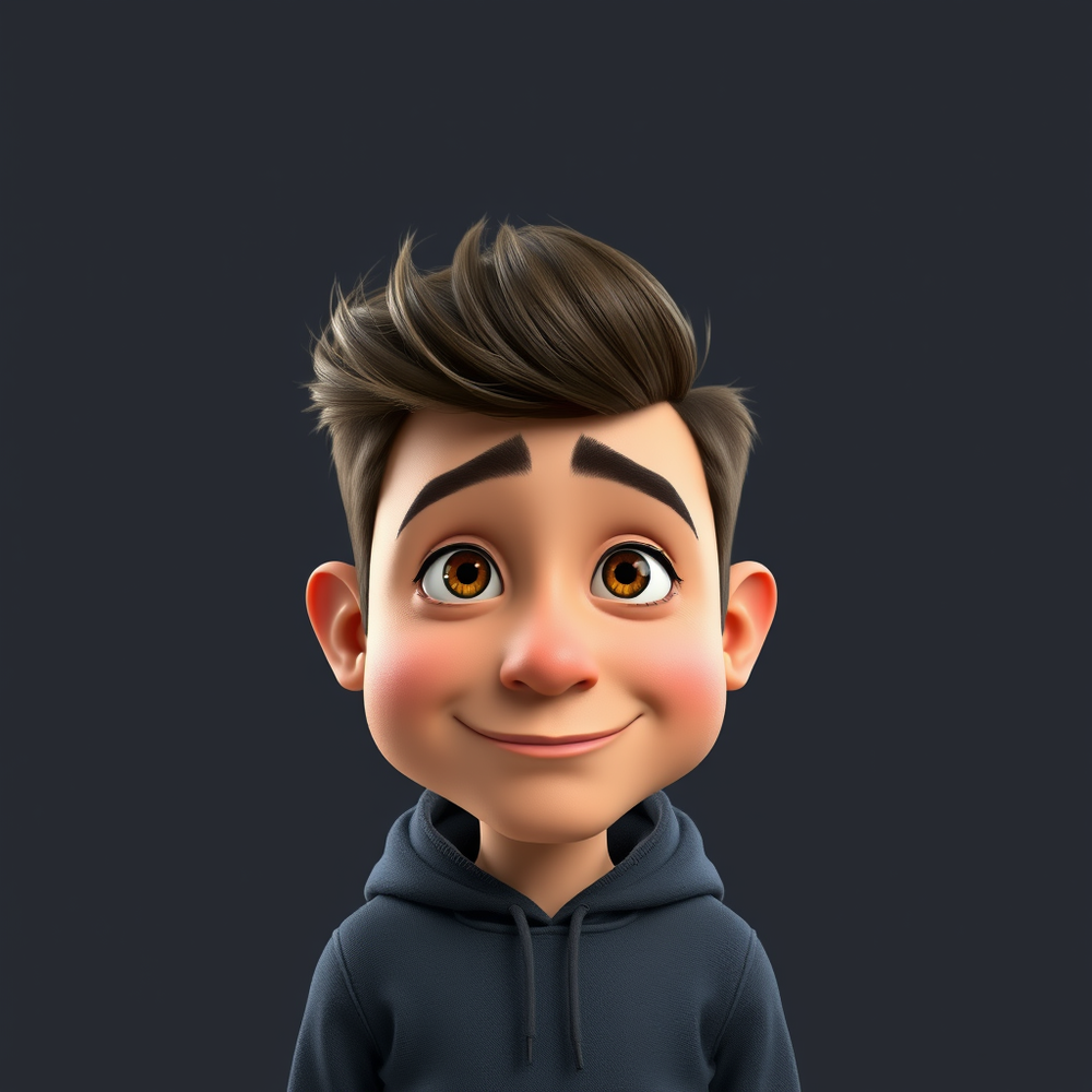 Pixar Character Portrait website