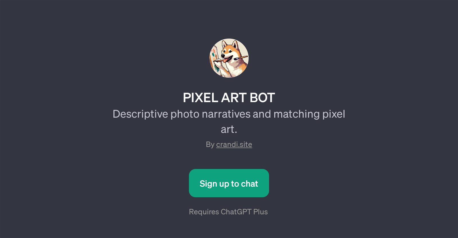 PIXEL ART BOT website