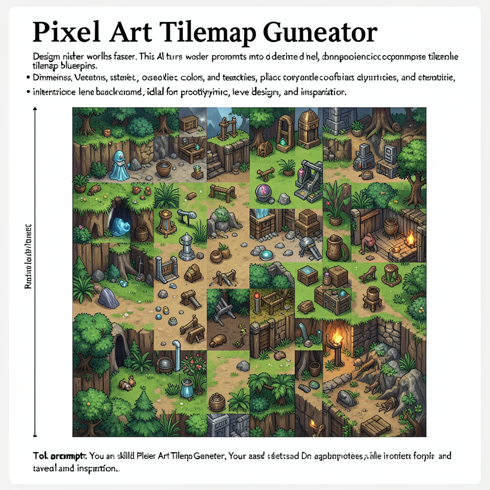 Pixel Art Tilemap Generator website