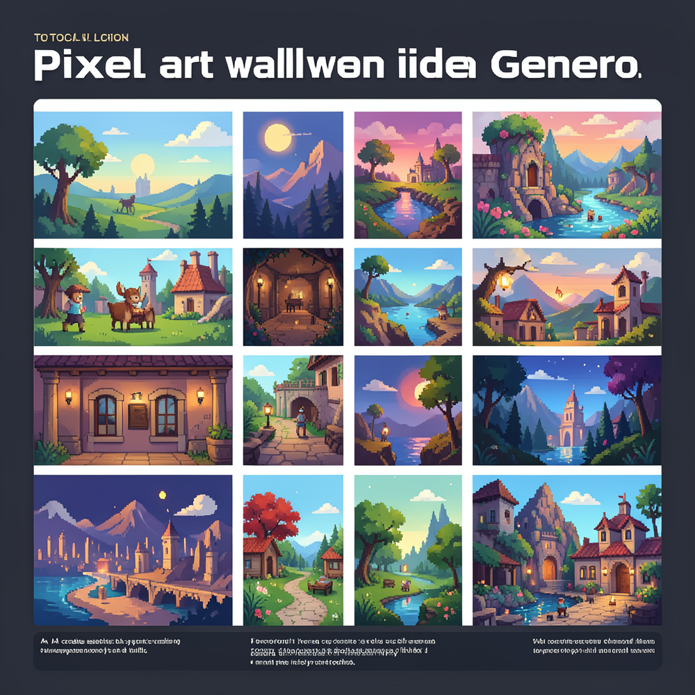 pixel art wallpaper idea gener website