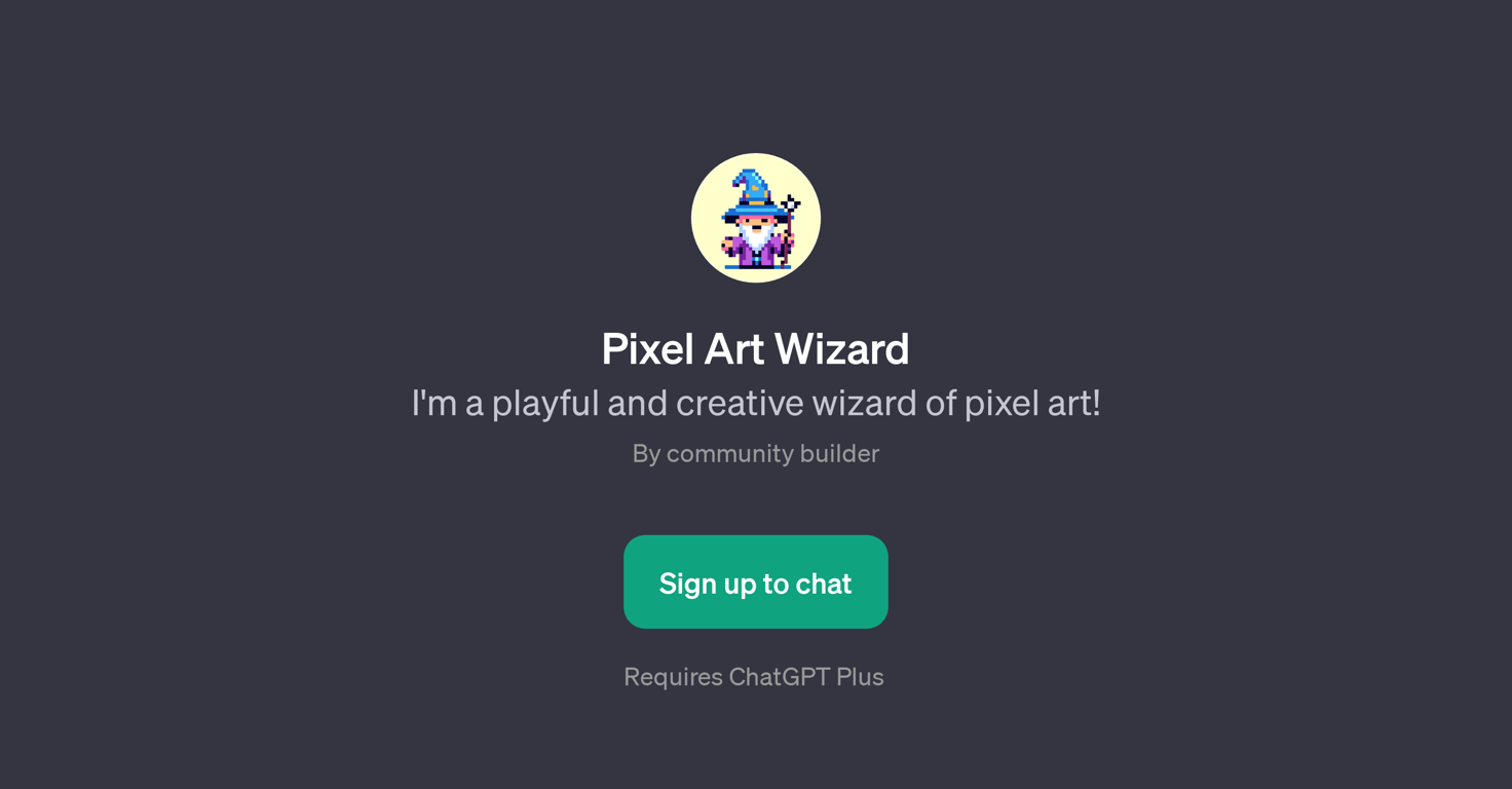 Pixel Art Wizard website