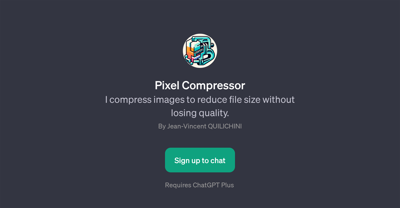 Pixel Compressor website