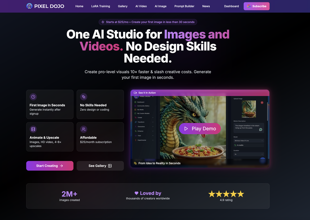 Pixel Dojo website
