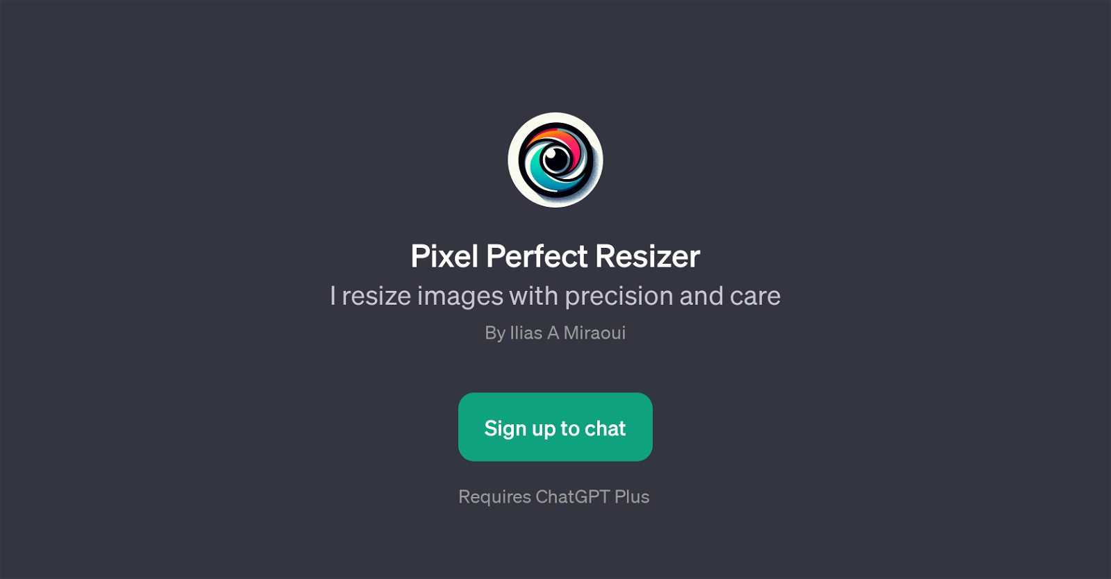 Pixel Perfect Resizer website