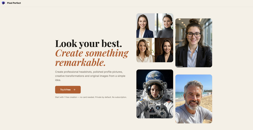 Pixel Perfect website