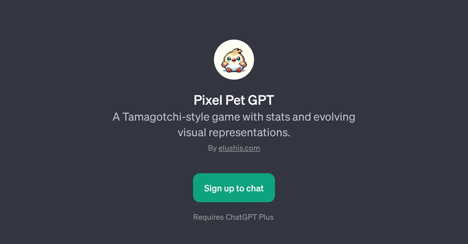 Pixel Pet GPT website