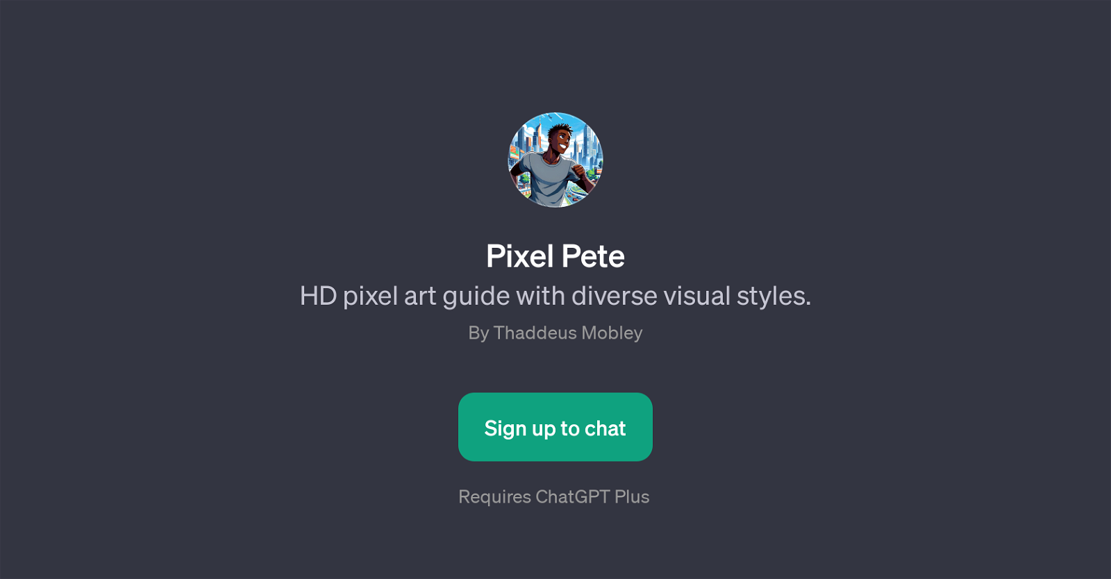 Pixel Pete website